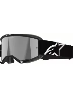 ALPINESTARS Vision 5 Corp Goggle BLK MIRROR-SIL 5101825-1456