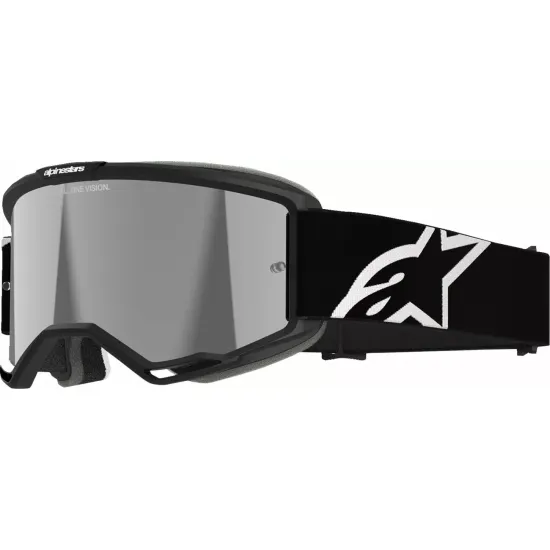 ALPINESTARS Vision 5 Corp Goggle BLK MIRROR-SIL 5101825-1456