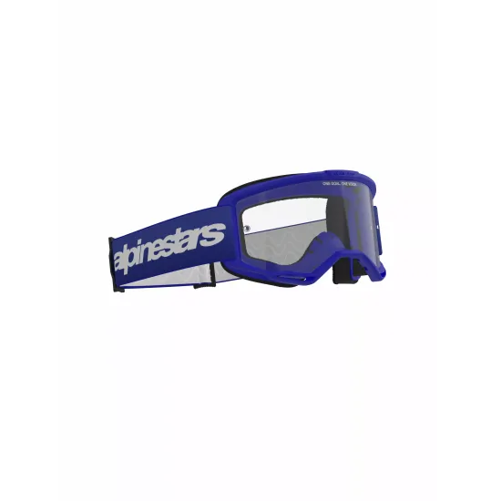 ALPINESTARS Vision 3 Wordmark Goggle BLUE CLEAR 5103325-7189