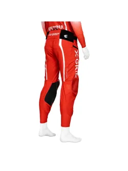 X-GRIP Motocross Pants Titanium SIXDAYS 2024 TEAM AUSTRIA red with pockets XG-2809-009
