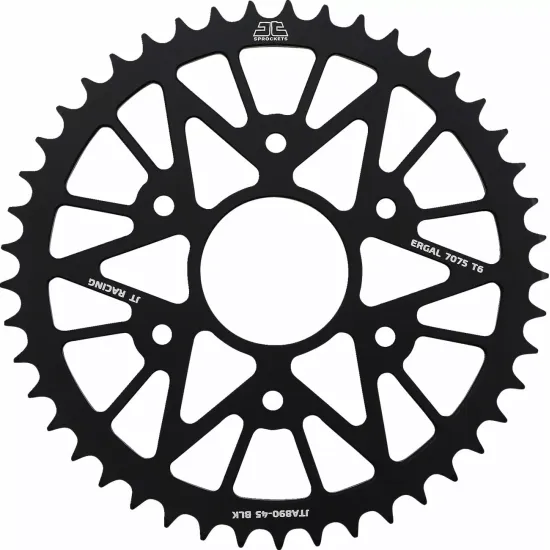 JT SPROCKETS Rear Sprocket 45T HUS/KTM BLK JTA890.45BLK