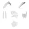 ACERBIS FULL PLASTIC KIT FOR HONDA AC 0026821