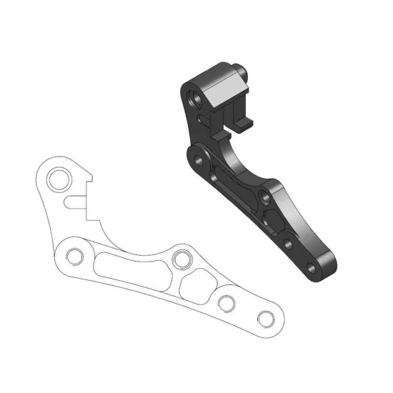 MOTO-MASTER Supermoto Street Rotor Adapter Bracket 211097