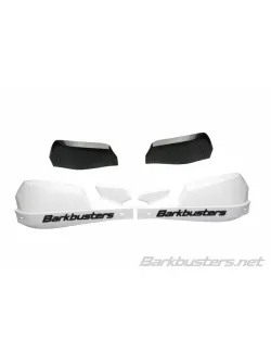 BARKBUSTERS VPS MX Handguard Plastic Set Only White/Black Deflector VPS-003-01-**