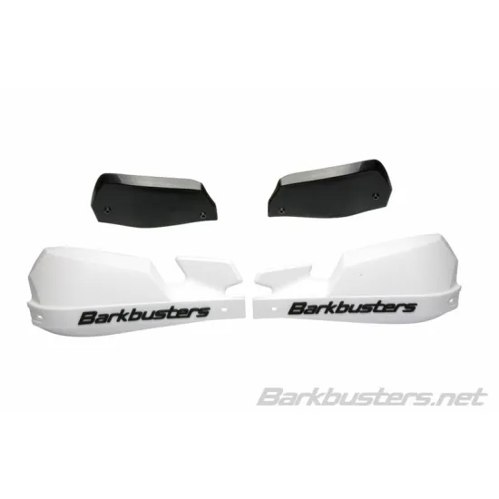 BARKBUSTERS VPS MX Handguard Plastic Set Only White/Black Deflector VPS-003-01-**