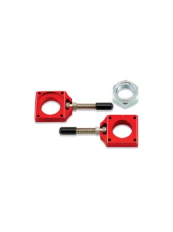 RTECH QUICK BOLT KX-KXF-KLXR RED CHAIN ADJUSTER - 2009CHADKXRD