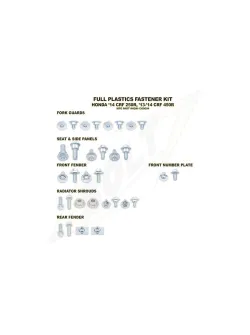 RTECH GALVANIZED CRF BOLT PLASTIC FIXING SCREW KIT - HON1300004