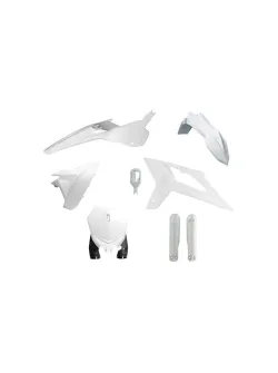 RTECH MOTOCROSS FULL PLASTIC KIT 6 PCS WITH FRONT PLATE & FACTORY WRAP FORK PROTECTORS - R-KITBET-BN0-622