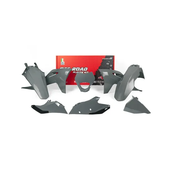 RTECH PLASTIC KIT 6 PCS WITH FRONT HEADLIGHT PLASTIC - R-KITGAS-GR0-521