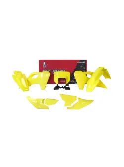RTECH PLASTIC KIT 7 PCS WITH YELLOW FRONT HEADLIGHT PLASTIC - R-KITHSQ-GQ0-724