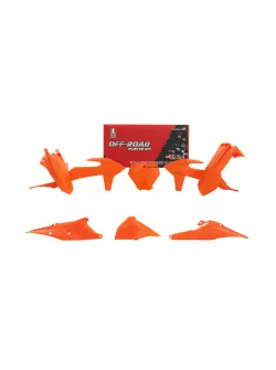 RTECH PLASTIC KIT 6 PCS WITH LEFT AIRBOX COVER - R-KITKTM-AR0-599