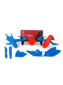 RTECH FULL PLASTIC KIT 7 PCS WITH LEFT AIRBOX COVER & FORK PROTECTORS - R-KITKTM-CL0-518