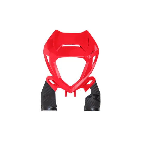 RTECH FRONT HEADLIGHT REP. PLASTIC WITH TRIPLE CLAM PROTECTORS - R-MASKBETRS20