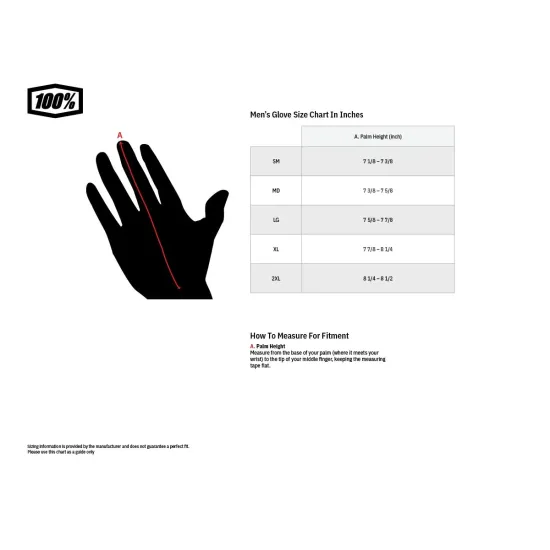 100% iTrack Gloves 10008- #1