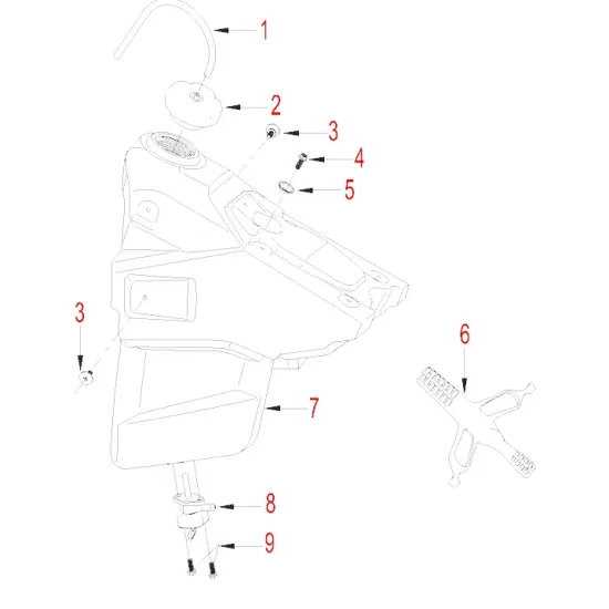 HENGJIAN üzemanyagcsap 5 mm belső átmérő S8-Z300-8-11