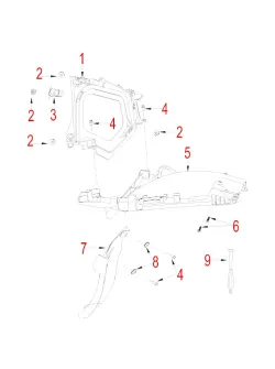 HENGJIAN front cover of air filter  S7-Z300-13.1-01 (1)