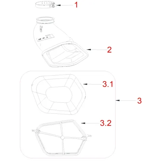 HENGJIAN levegőszűrő habbetét S7-Z300-14-03 (3)