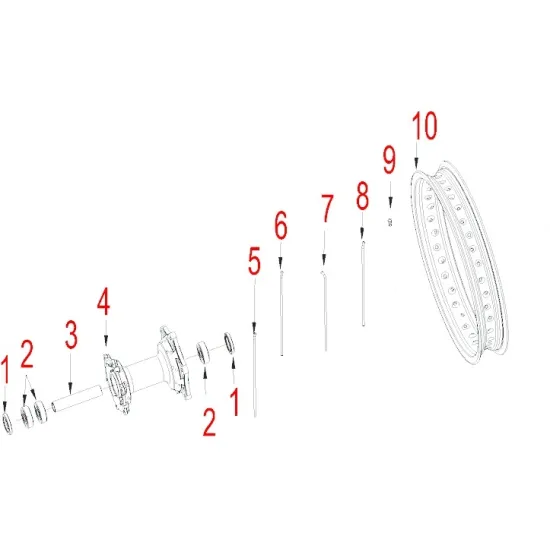 HENGJIAN rear wheel hub oil seal Φ32xΦ47x7 S3-YB300H-17-05-01 (1)