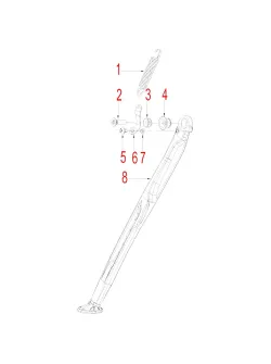 HENGJIAN side stand spring hook  S8-Z300-24-06 (6)
