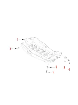 HENGJIAN engine skid plate  S7-Z300-27-01 (1)