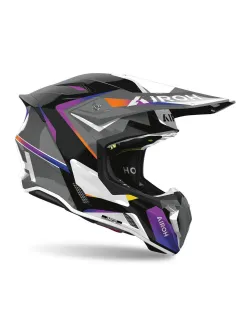 AIROH Twist 3 Motocross Helmet - Hustle Gloss (TW3H38-XS)