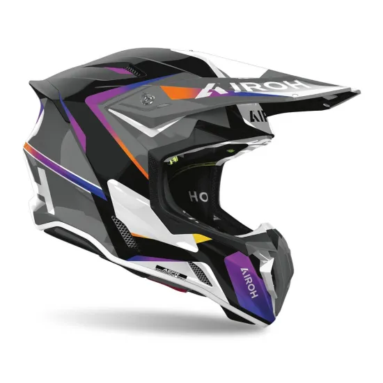 AIROH Twist 3 Motocross Helmet - Hustle Gloss (TW3H38-XS) #1