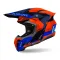 AIROH Motocross Helmet Twist 3 Fancy Orange/Blue Gloss