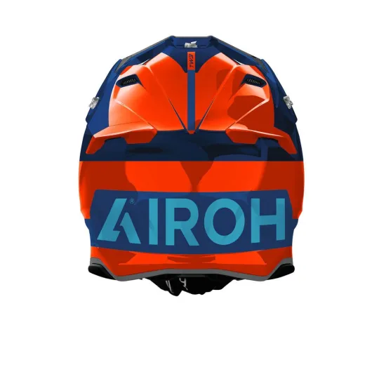 AIROH Motocross Helmet Twist 3 Fancy Orange/Blue Gloss #2