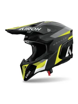 AIROH Motocross Helmet Wraaap Conquer Yellow Matt