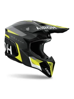 AIROH Motocross Helmet Wraaap Conquer Yellow Matt