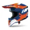 AIROH Wraaap Vision Motocross Helmet Orange/Blue Gloss (WRAV32-2XS)
