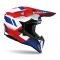 AIROH Motocross Helmet Wraaap Vision Red/Blue Gloss