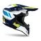 AIROH Motocross Sisak Wraaap Vision Yellow/Blue Gloss (WRAV31-2XS)