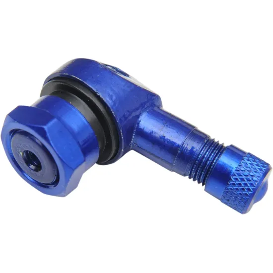 K&L SUPPLY 90° Bend/Angled Valve Stem ALUM 10MM BLU 32-2993