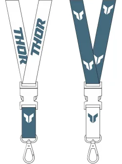 THOR LANYARD THOR STEEL/WHITE 9501-0309
