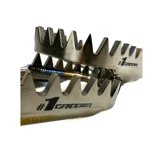 ONEGRIPPER Ti-CTRL Footpegs - Mud-Free - Honda/Kawasaki OGFP #2