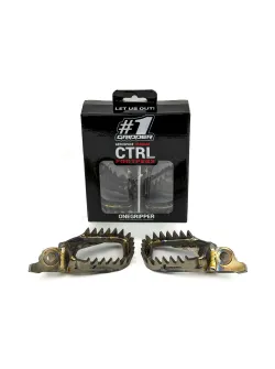 ONEGRIPPER Ti-CTRL Footpegs - Mud-Free - Yamaha OGFP-TiCTRL-0301-00
