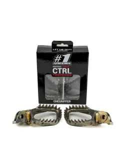 ONEGRIPPER Ti-CTRL Footpegs - Mud-Free - Sherco OGFP-TiCTRL-0701-00