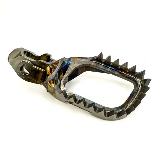 ONEGRIPPER Ti-CTRL Footpegs - Mud-Free - Sherco OGFP-TiCTRL- #1