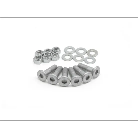 DRC Sprocket Bolts/Nuts M8x25mm 6pcs - Quality ZETA-DRC Motorcycle Hardware