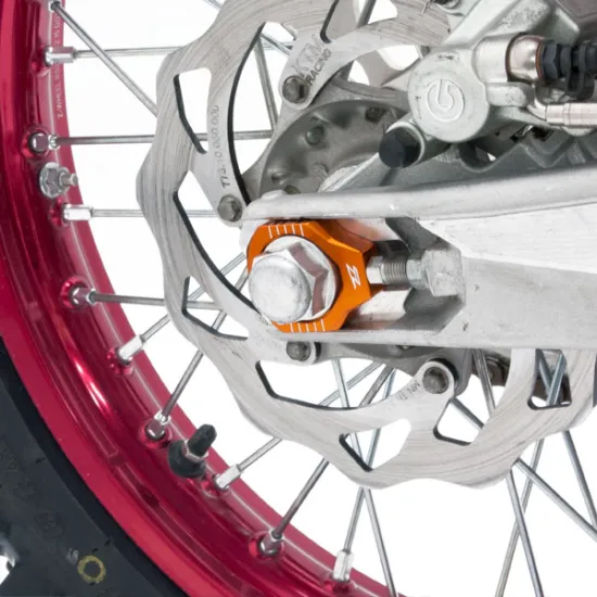 ZETA Rear Axle Block KTM/HQV/GASGAS TC/TE/FE  14- (Blue * Or #2