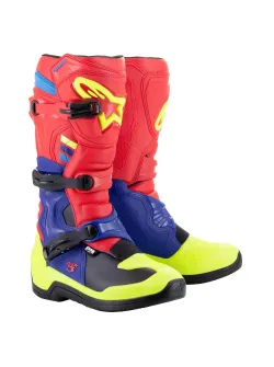 Alpinestars Tech 3 Motocross Csizma (Piros-K&eacute;k-S&aacute;rga) 2013018-3375-10