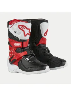 Alpinestars Tech 3S Kisgyerek Motocross 2024 Csizma (Piros-Feh&eacute;r-Fekete) 2014524-2030-1