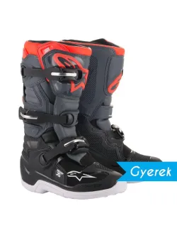 Alpinestars Tech 7S Gyerek Motocross Csizma (Sz&uuml;rke) 2015017-1133-2