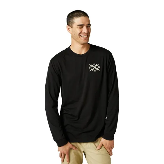 Fox Racing Calibrated Tech Hosszú Ujjú Póló (Fekete) 29059-001-2XL