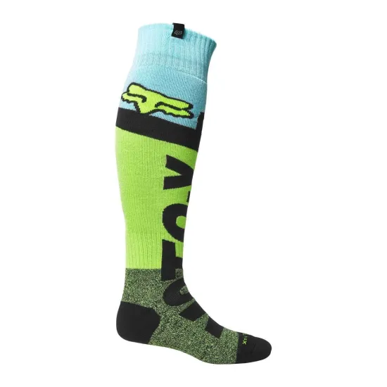 Fox Racing Trice Coolmax Thick MX Zokni (FLUO) 28159-130-M