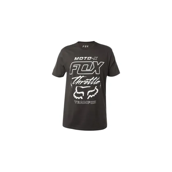 Fox Trottled Premium Rövid Ujjú Póló (Fekete) 21553-587-S