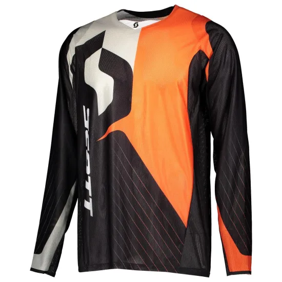 Scott 450 Angled Motocross Mez (Fekete-orange) 2686101009006-M