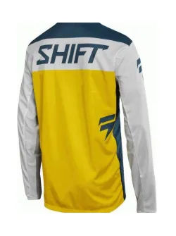 Shift Whit3 Ninety Seven Motocross Mez (Feh&eacute;r-K&eacute;k-S&aacute;rga) 22497-046-XL