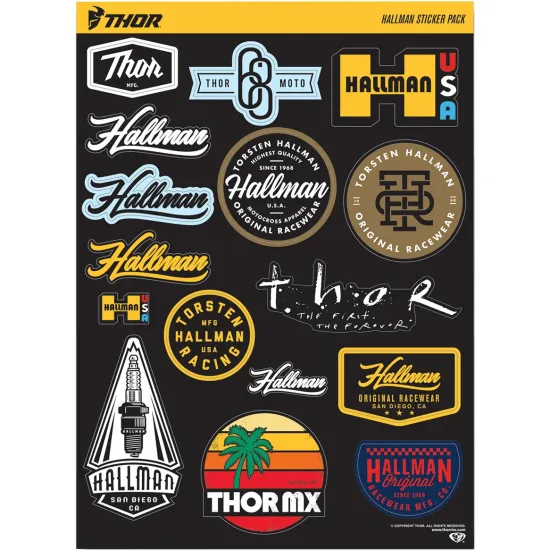 Thor Hallman Matrica szett (23 cm x 33 cm) 4320-2182